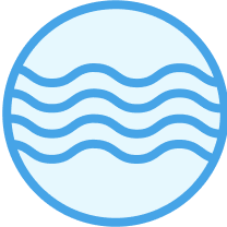 blue waves icon